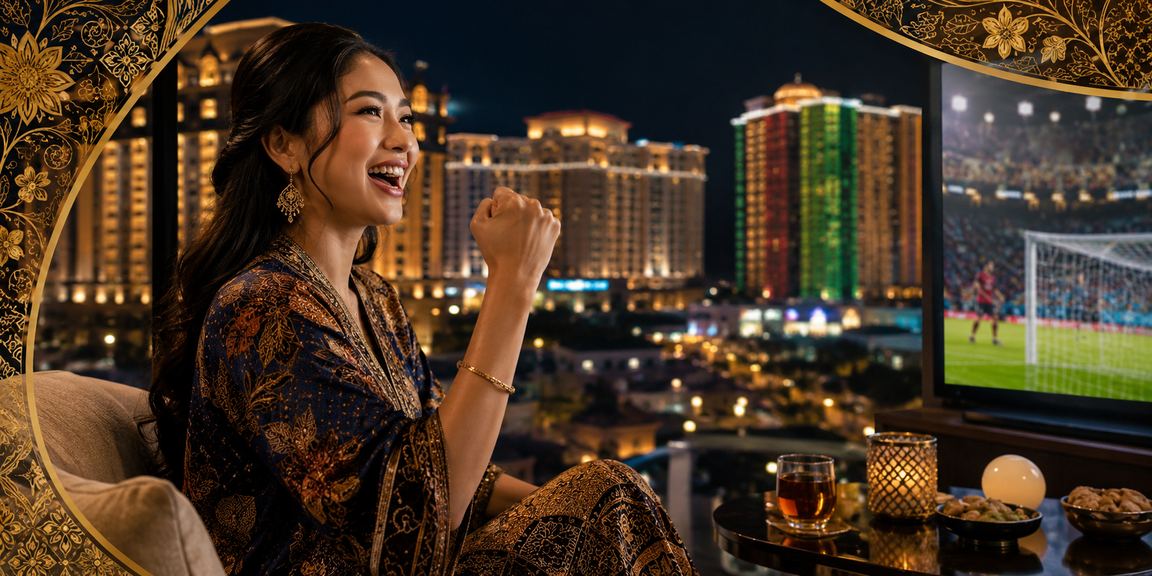 Suasana hiburan kasino bertemakan batik di Genting Highlands