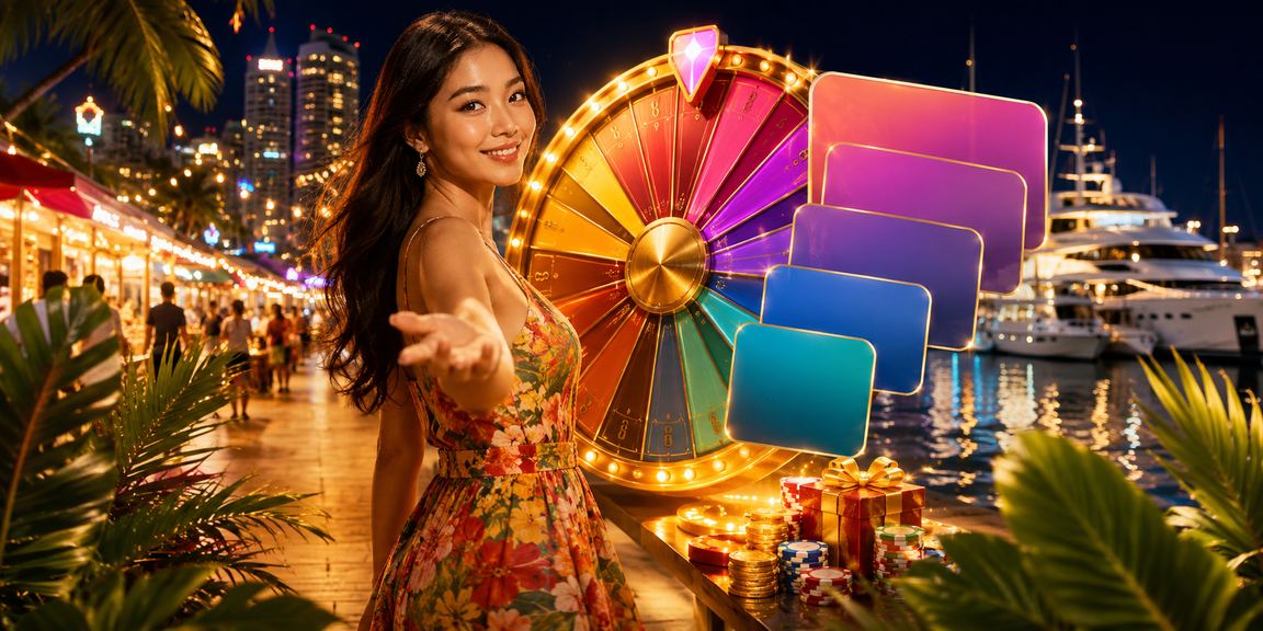 Permainan Roulette bergaya tradisional Melayu di Pulau Pinang